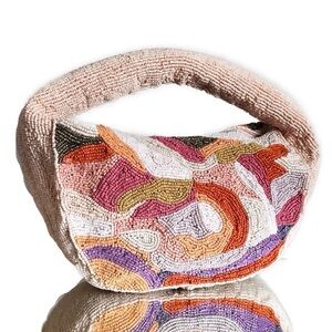 Sincerely Jules Colorful Beaded Bag